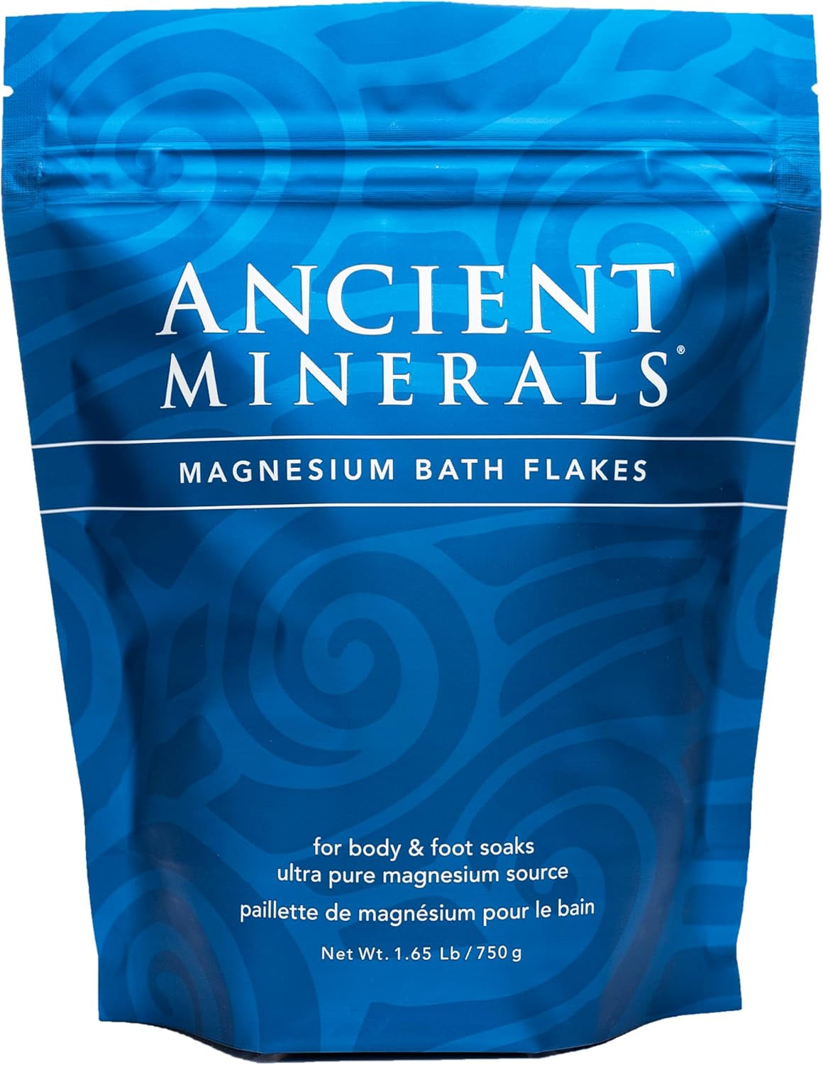 Ancient Minerals Magnesium Bath Flakes - Natural Soaking Alternative to Epsom Salt for Enhanced Relaxation, Wellness, and Muscle Relief (4.4 lbs)