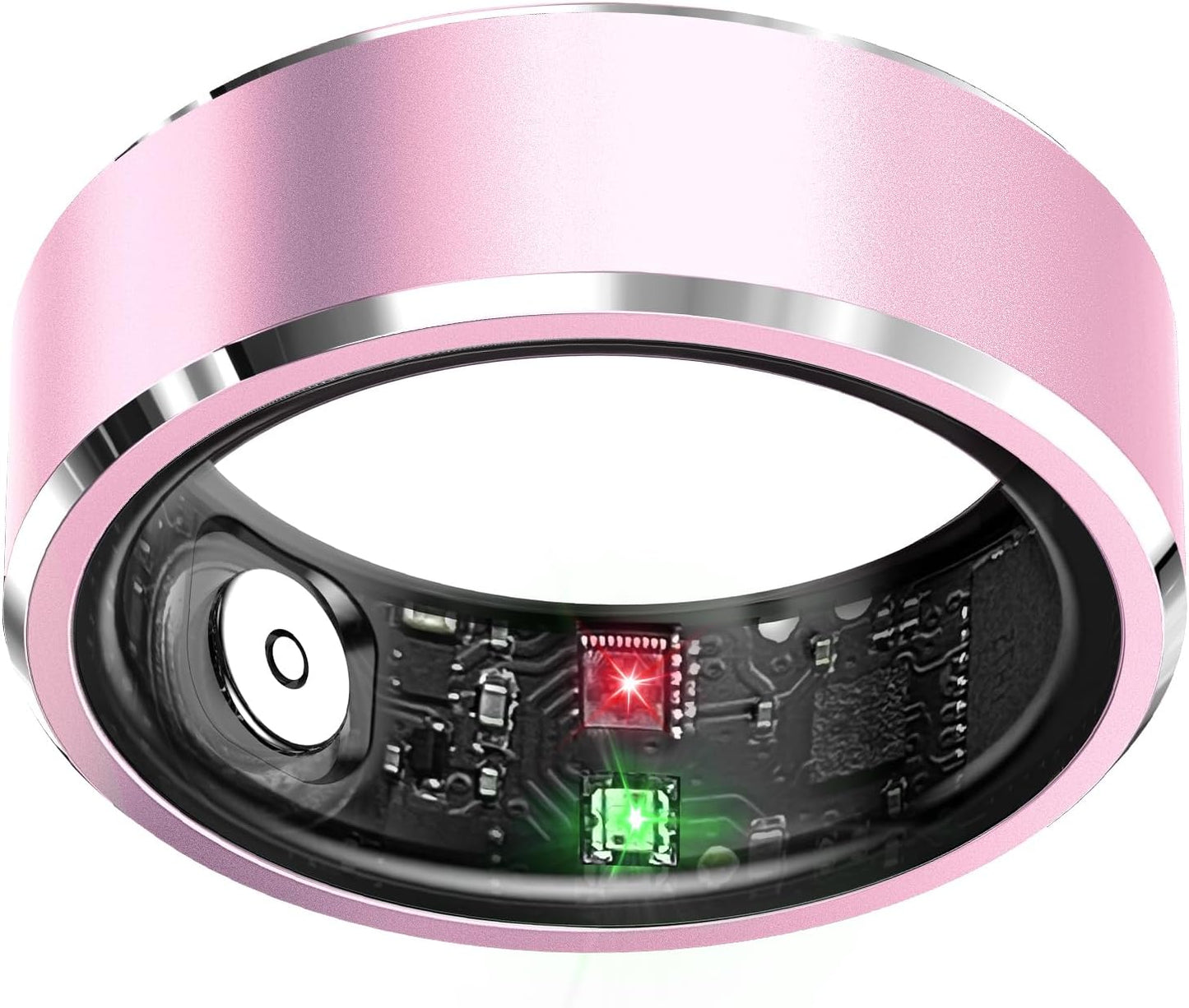 Smart Health Tracking Ring with Sleep Monitoring, Heart Rate Monitoring, and Activity Tracking Features, Waterproof Design, Air Gesture Control, Up to 7-Day Battery Life, Compatible with iOS and Android (Black, Size #10)