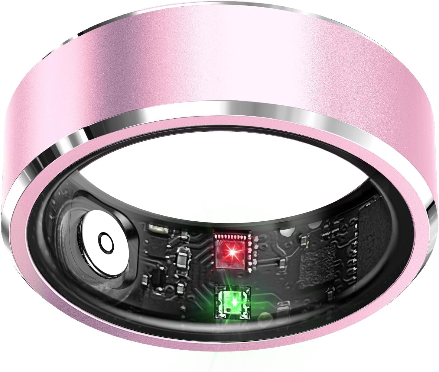 Smart Health Tracking Ring with Sleep Monitoring, Heart Rate Monitoring, and Activity Tracking Features, Waterproof Design, Air Gesture Control, Up to 7-Day Battery Life, Compatible with iOS and Android (Black, Size #10)