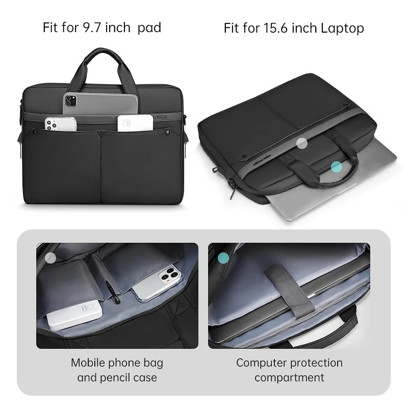 Laptop Bag Men Business Document Hand Bag 14“/15.6”
