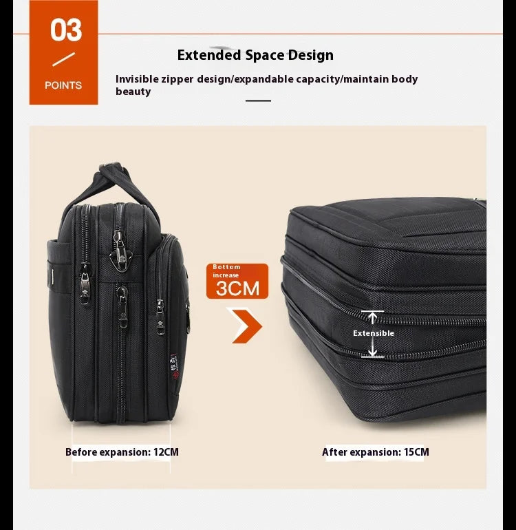 Premium Business Laptop Bag – Large Capacity (15.6")