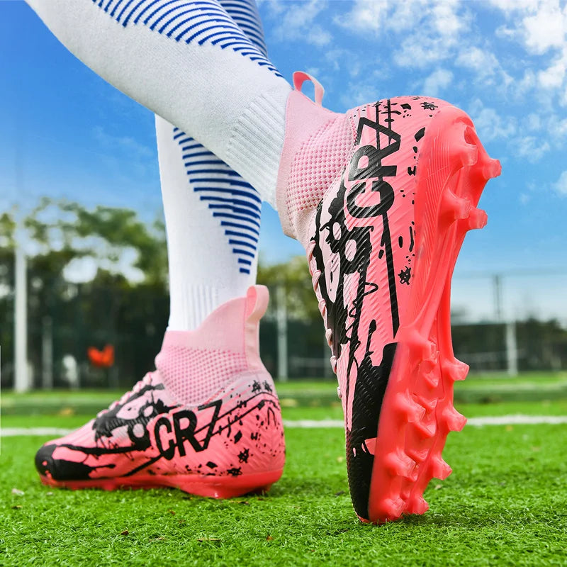 Men’s Soccer Cleats – Non-Slip FG/TF Football Sneakers