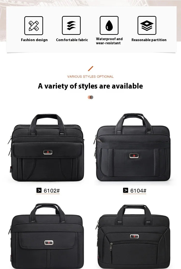 Premium Business Laptop Bag – Large Capacity (15.6")