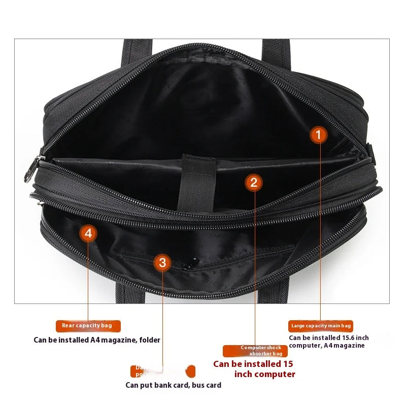 Premium Business Laptop Bag – Large Capacity (15.6")