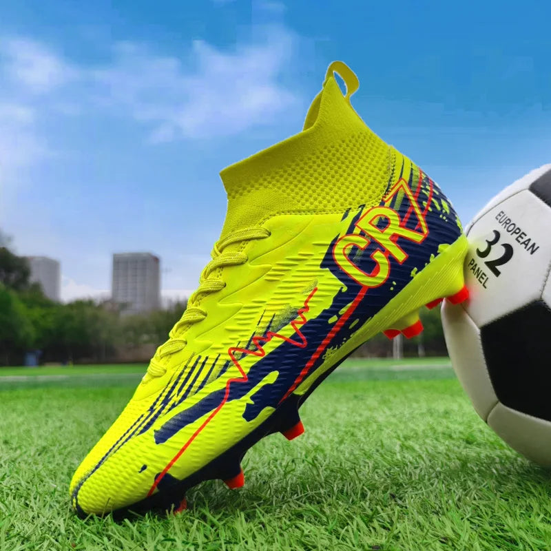 Men’s Soccer Cleats – Non-Slip FG/TF Football Sneakers