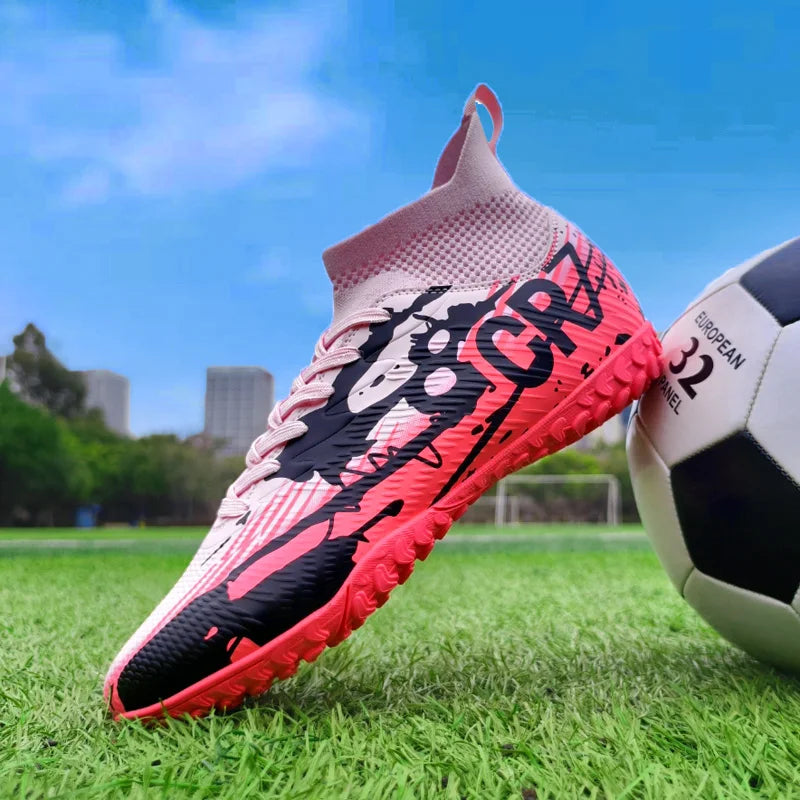 Men’s Soccer Cleats – Non-Slip FG/TF Football Sneakers