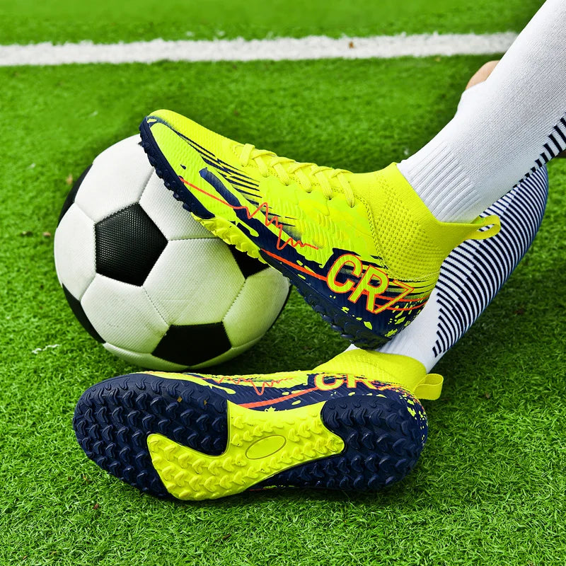 Men’s Soccer Cleats – Non-Slip FG/TF Football Sneakers
