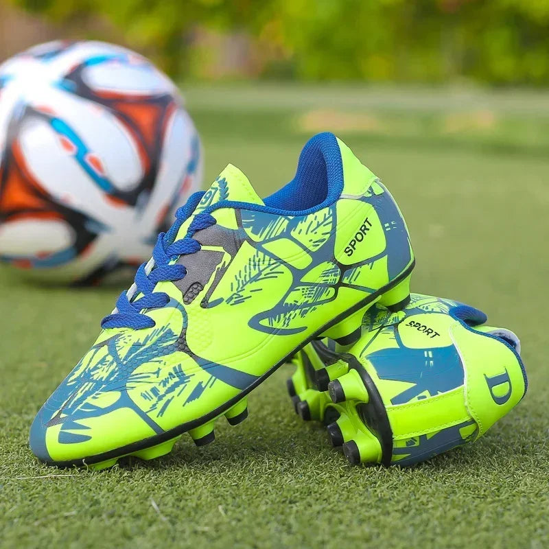Men & Kids Soccer Cleats – Ultralight Non-Slip Football Boots for Training & Match