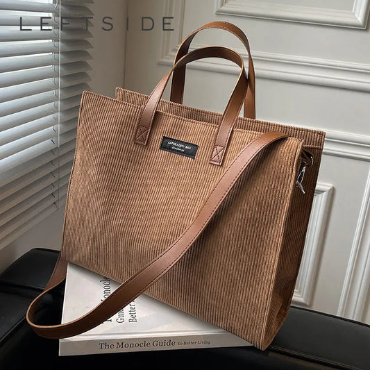 Women's Office Shoulder & Crossbody Tote Bag – Vintage Shopper 2025