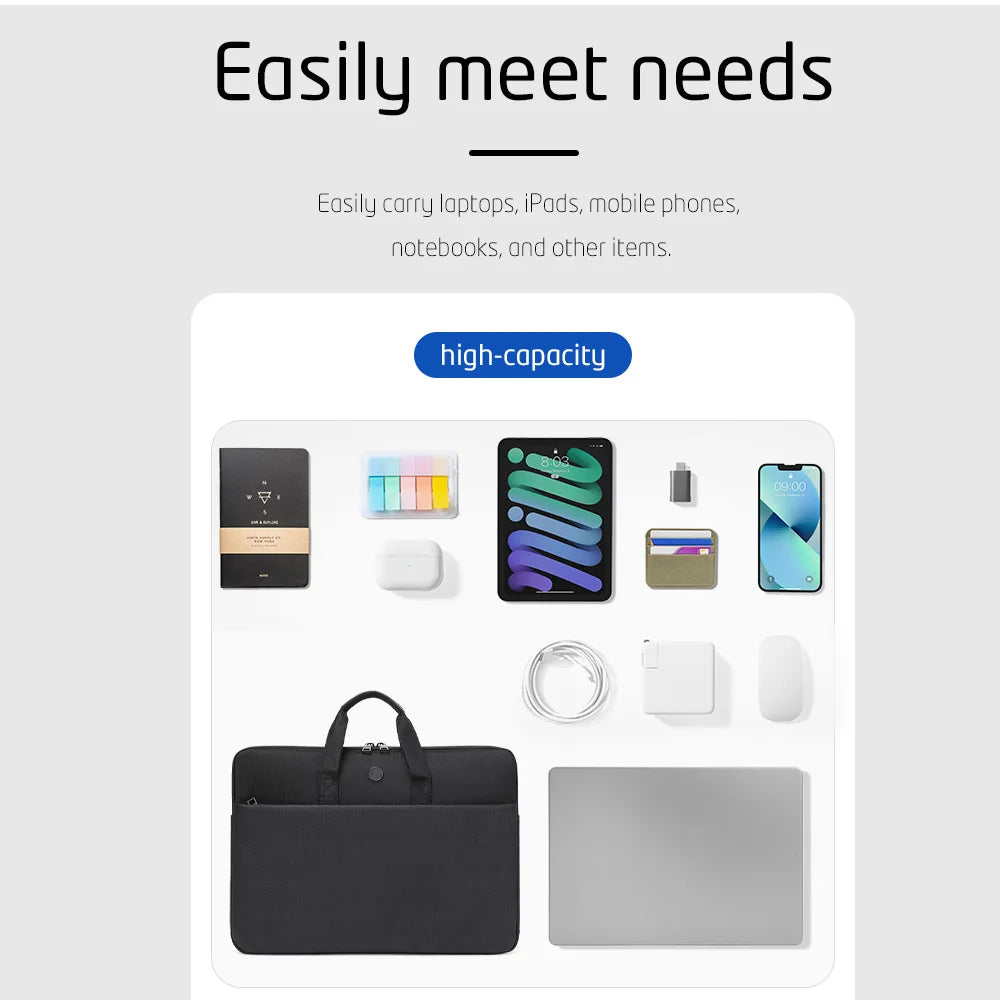 Portable Laptop Sleeve & Briefcase 14–15.6 Inch