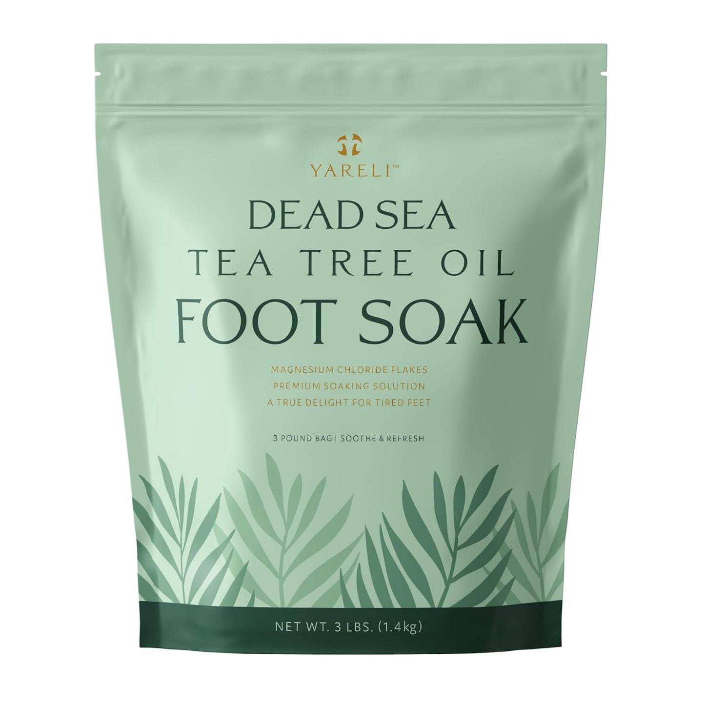 Magnesium Flakes - 15 lb Dead Sea Bath and Foot Soak, Premium Alternative to Epsom Salt with Over 800,000 mg of Magnesium Chloride per Bag