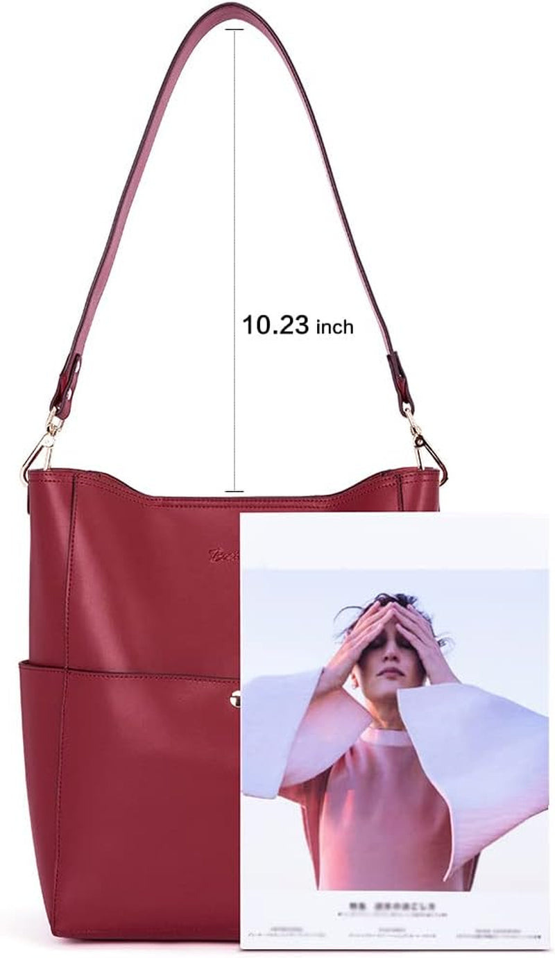 BOSTANTEN Women's Leather Designer Tote and Shoulder Bags