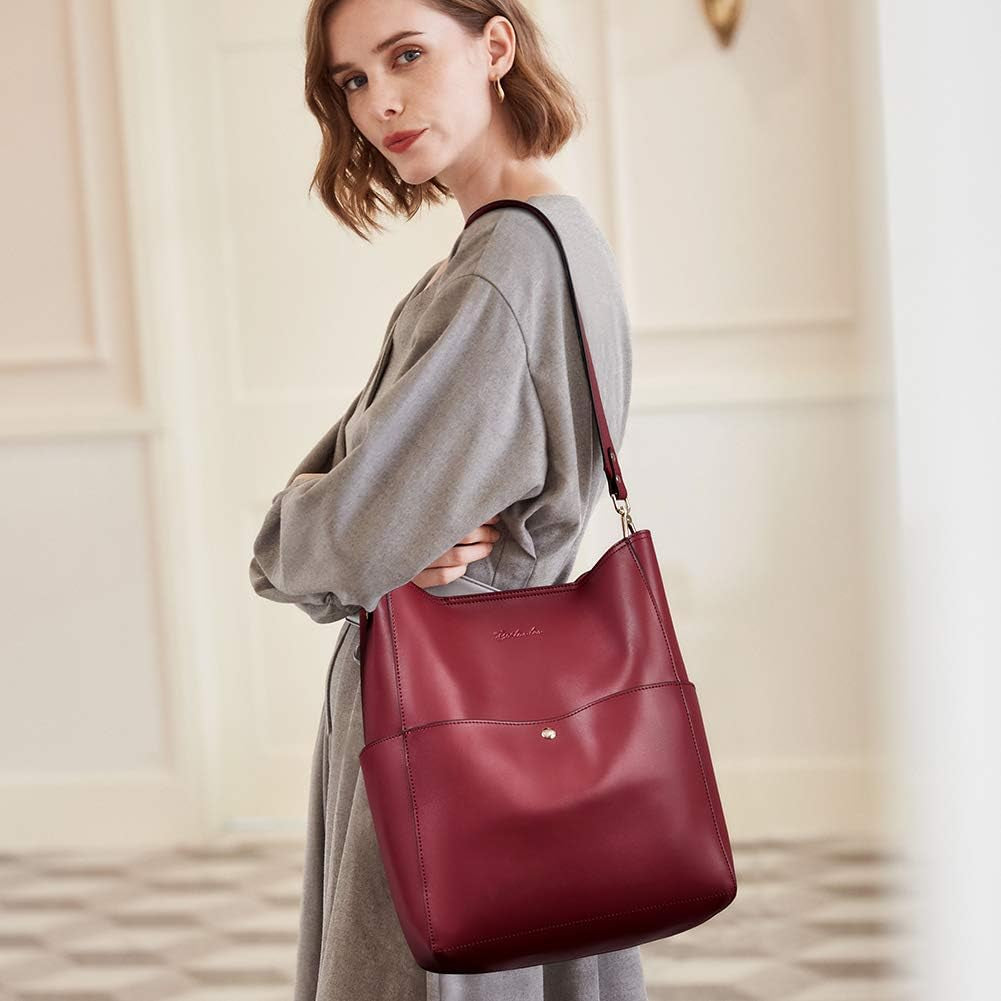BOSTANTEN Women's Leather Designer Tote and Shoulder Bags