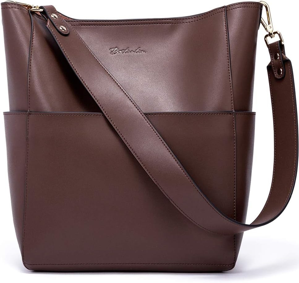 BOSTANTEN Women's Leather Designer Tote and Shoulder Bags